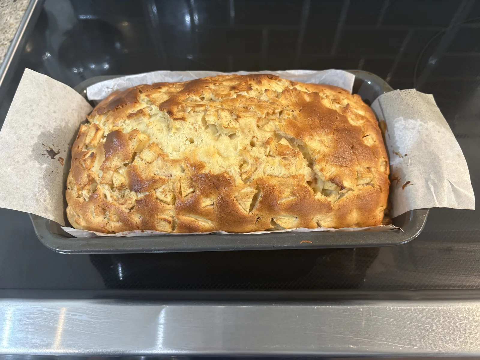 baked apple loaf