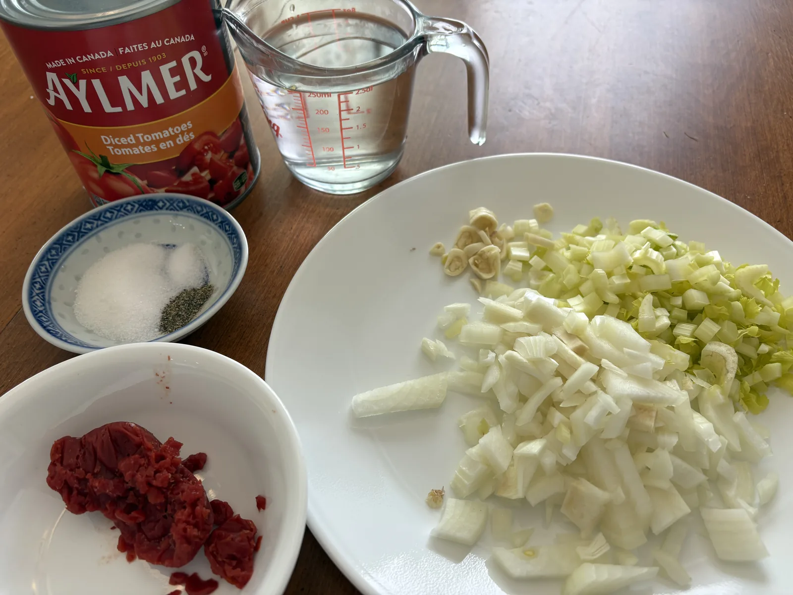 basic ingredients for gluten free tomato soup