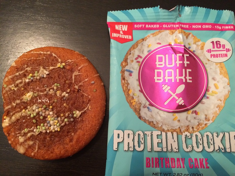 Gluten-Free Buff Bake Protein Cookie Birthday Cake Review