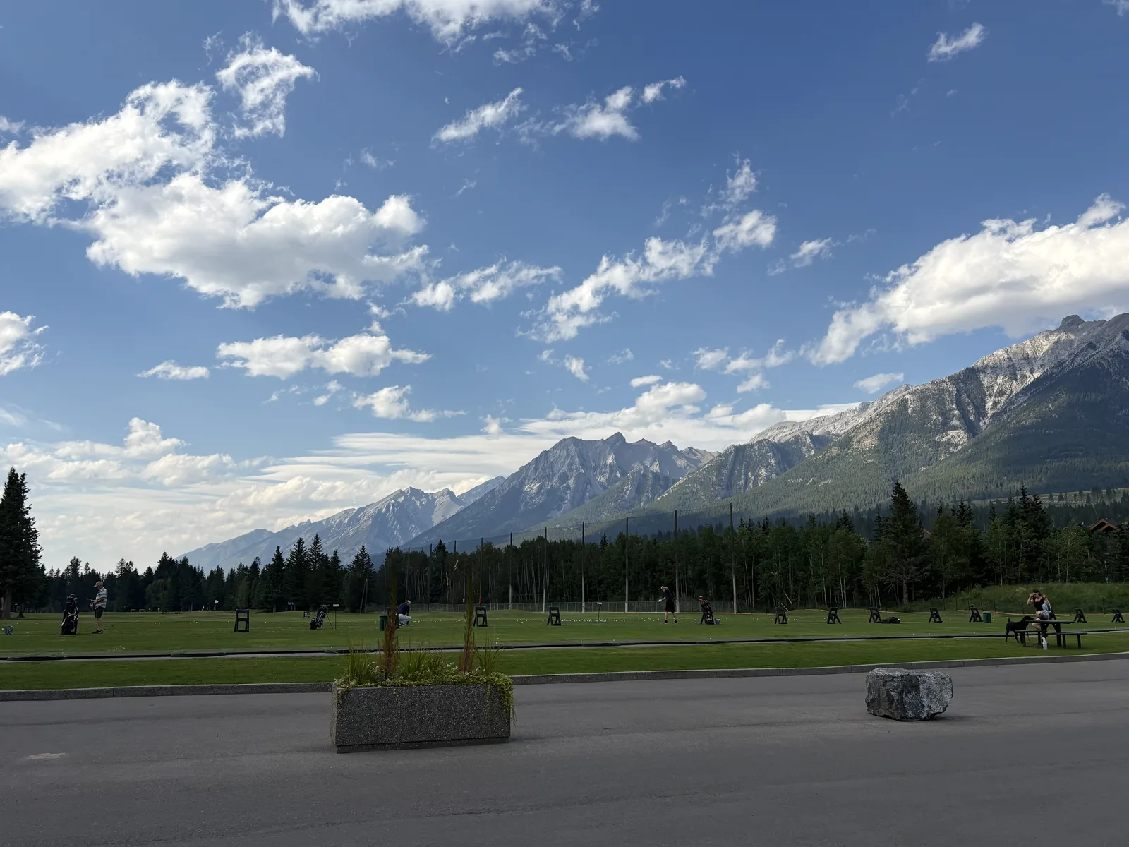 driviing range view