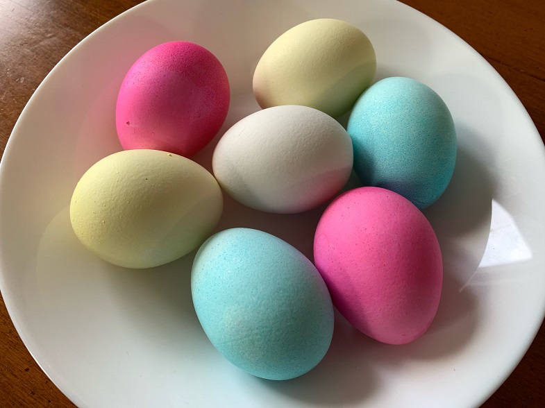 Coloured Eggs for Easter - Naturally Gluten-Free