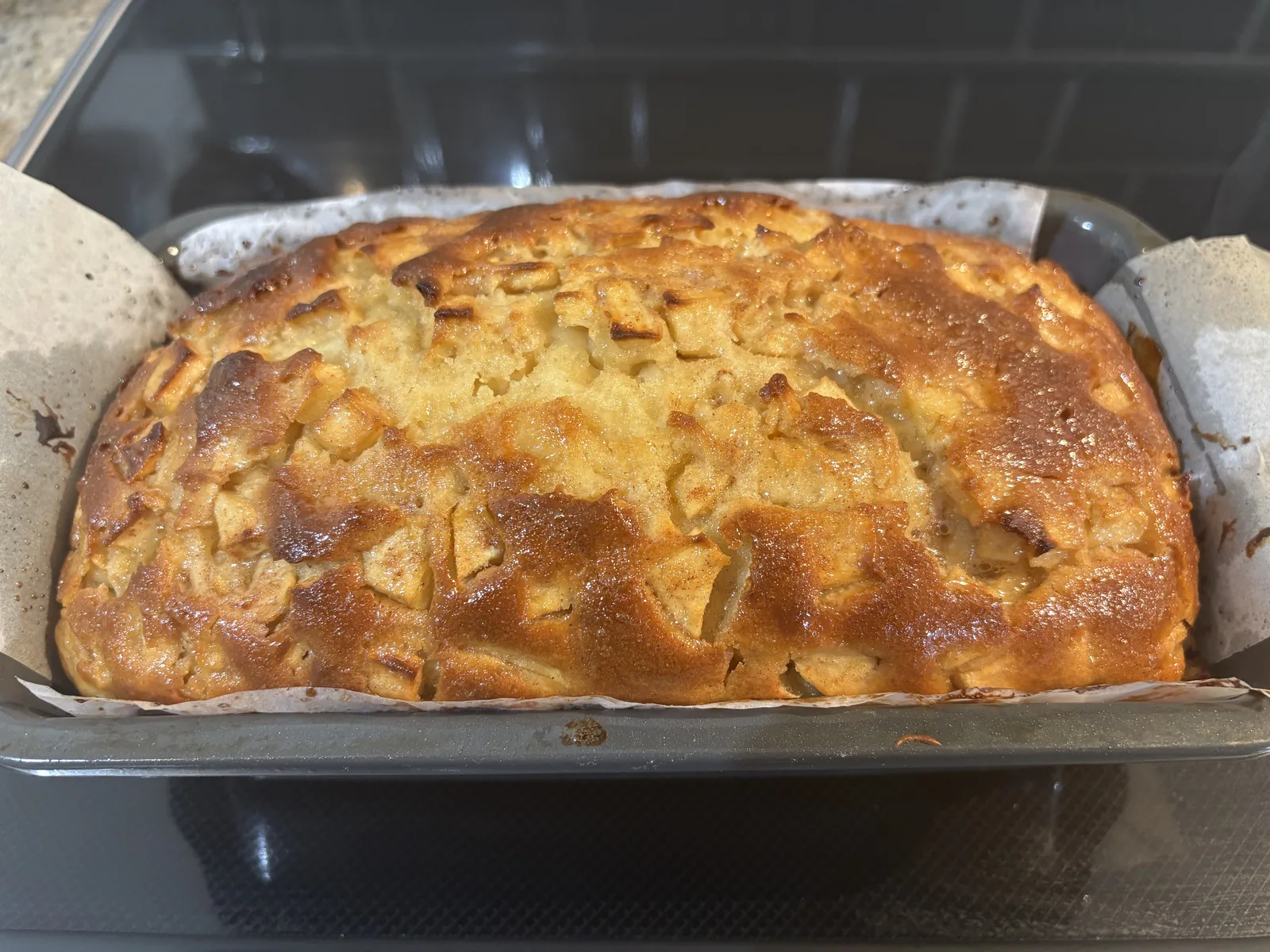 finished apple loaf