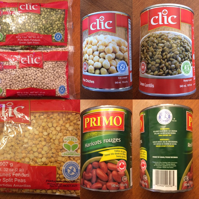Legumes or Pulses - Great sources of fiber, but Celiacs need to be aware of possible cross-contamination!