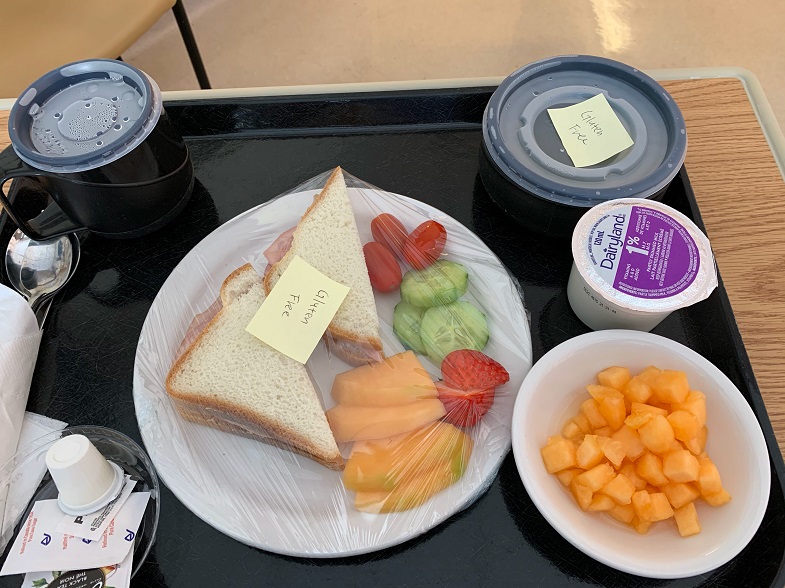 Sample of the Gluten-Free Meals I had while in Hospital