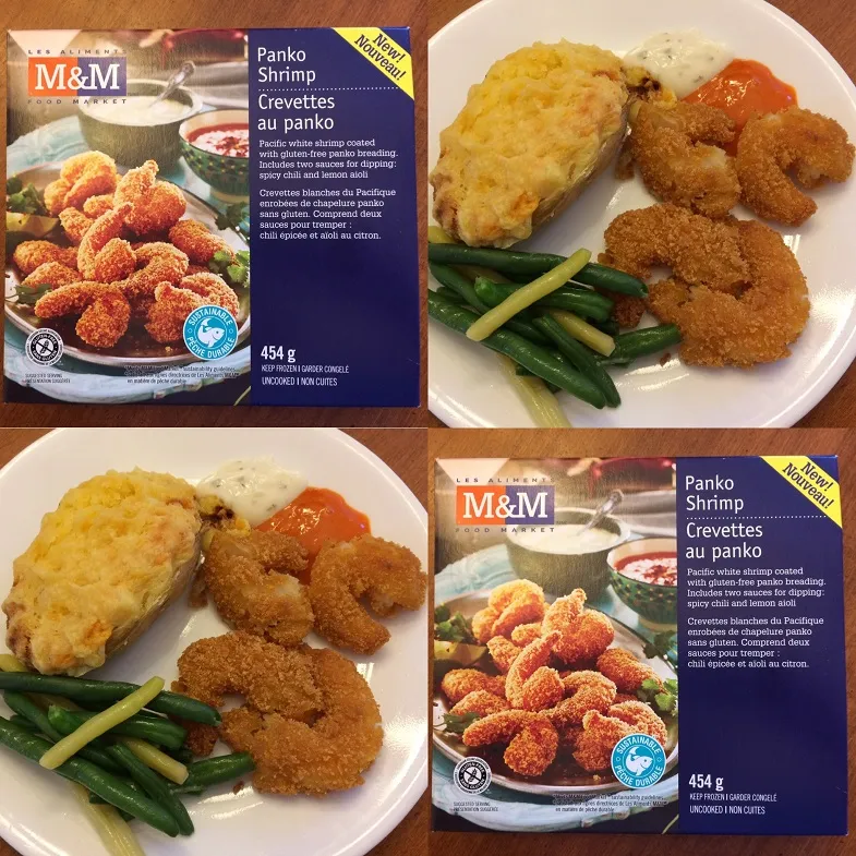  gluten free breaded shrimp from m & m