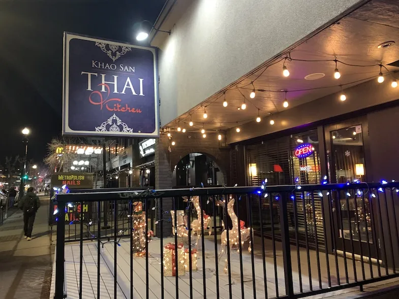 Review of Gluten-Free Choices at Khao San Thai Kitchen in Calgary