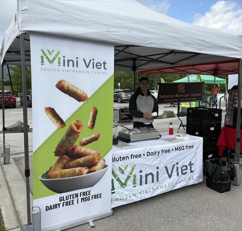 Review of the MiniViet Stall at the Canmore Market - Gluten-free and Dairy-free