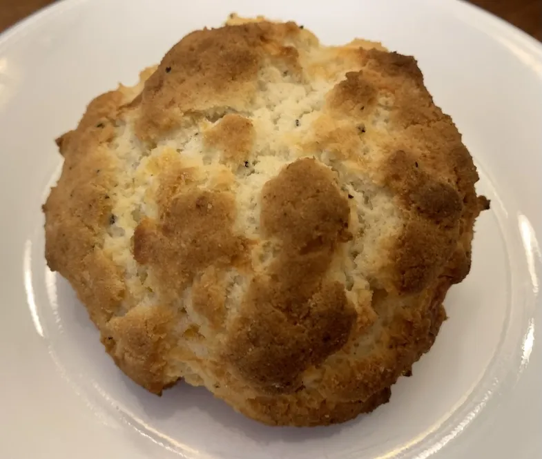 gluten-free Christmas biscuit on a plate