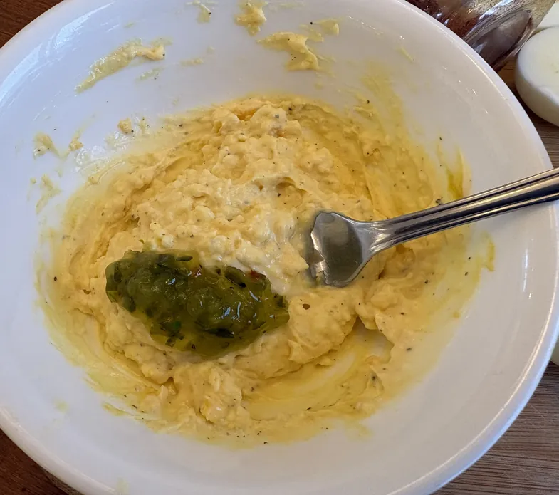 adding relish