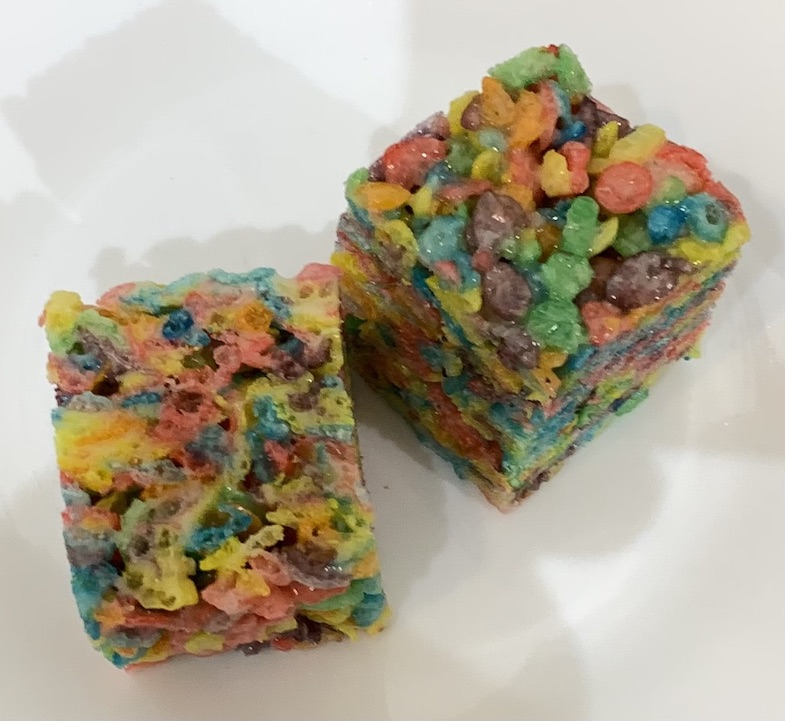 Gluten-Free Fruity Pebbles Marshmallow Squares Recipe
