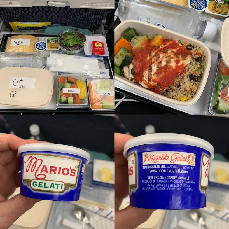 My Gluten-Free Meals on ANA. Perfect for a Celiac