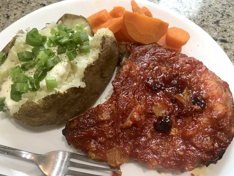 Homemade Gluten-Free BBQ Oven Pork Chops