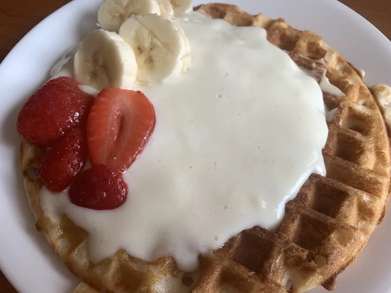 Gluten-Free Custard Sauce for Waffles and Crumbles