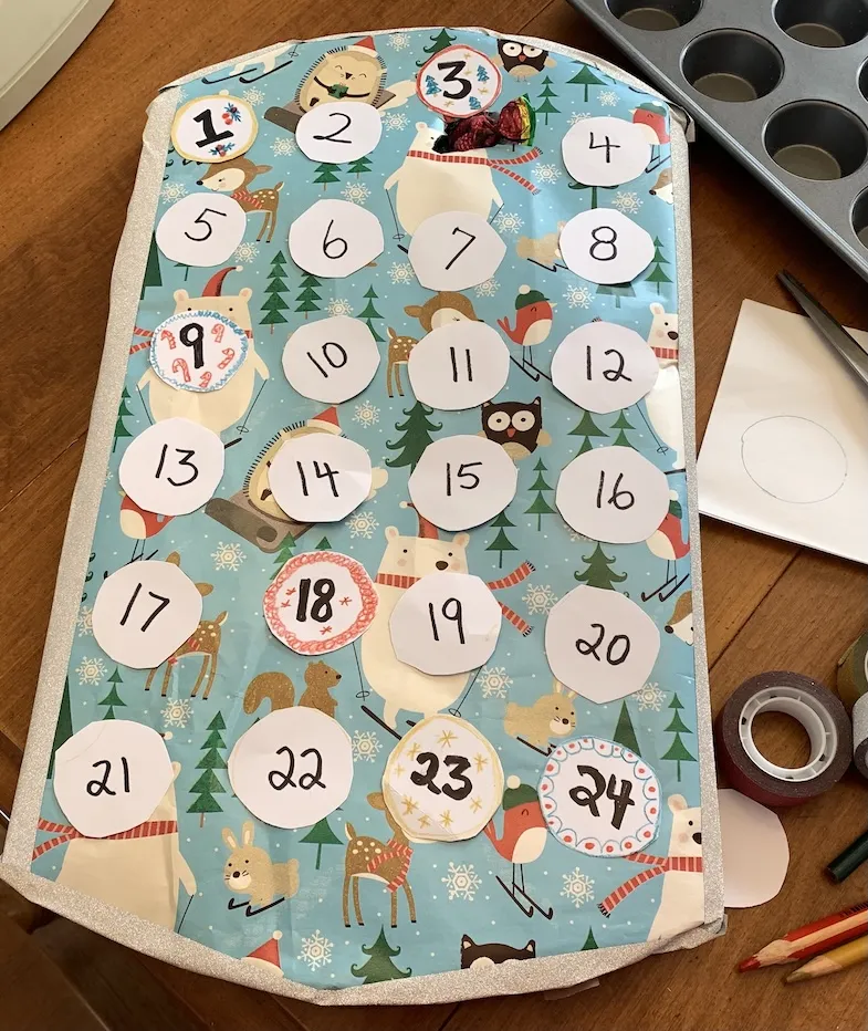 Homemade Gluten-Free Advent Calendar