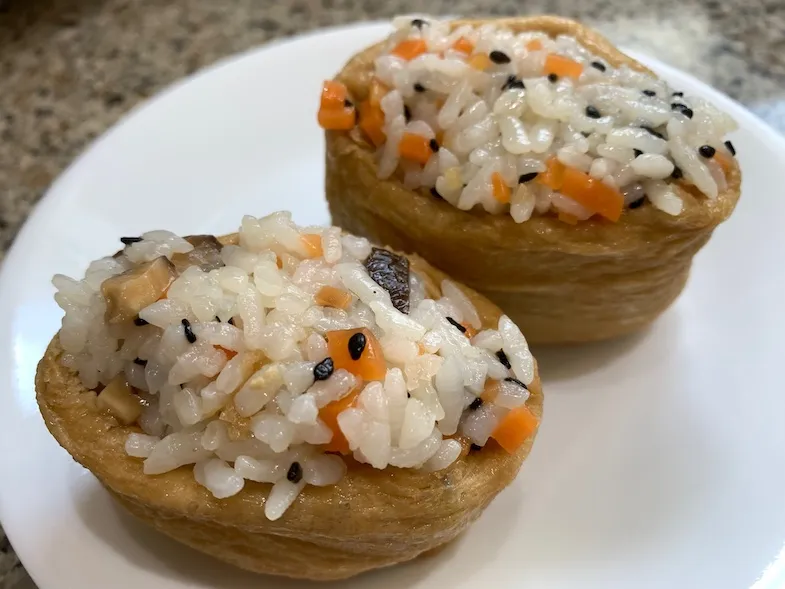Gluten-Free Inari Sushi (Inarizushi) Tofu Pouch Sushi Recipe