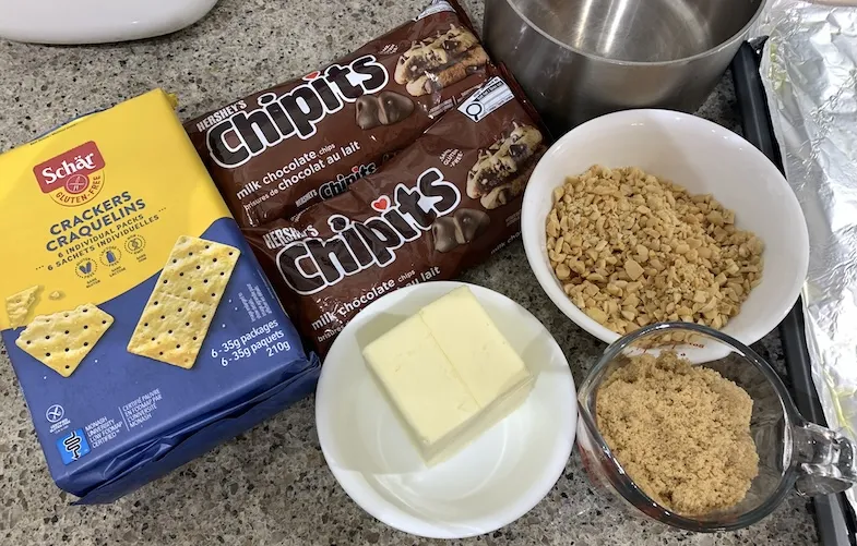 Gluten-Free Christmas Crack Ingredients