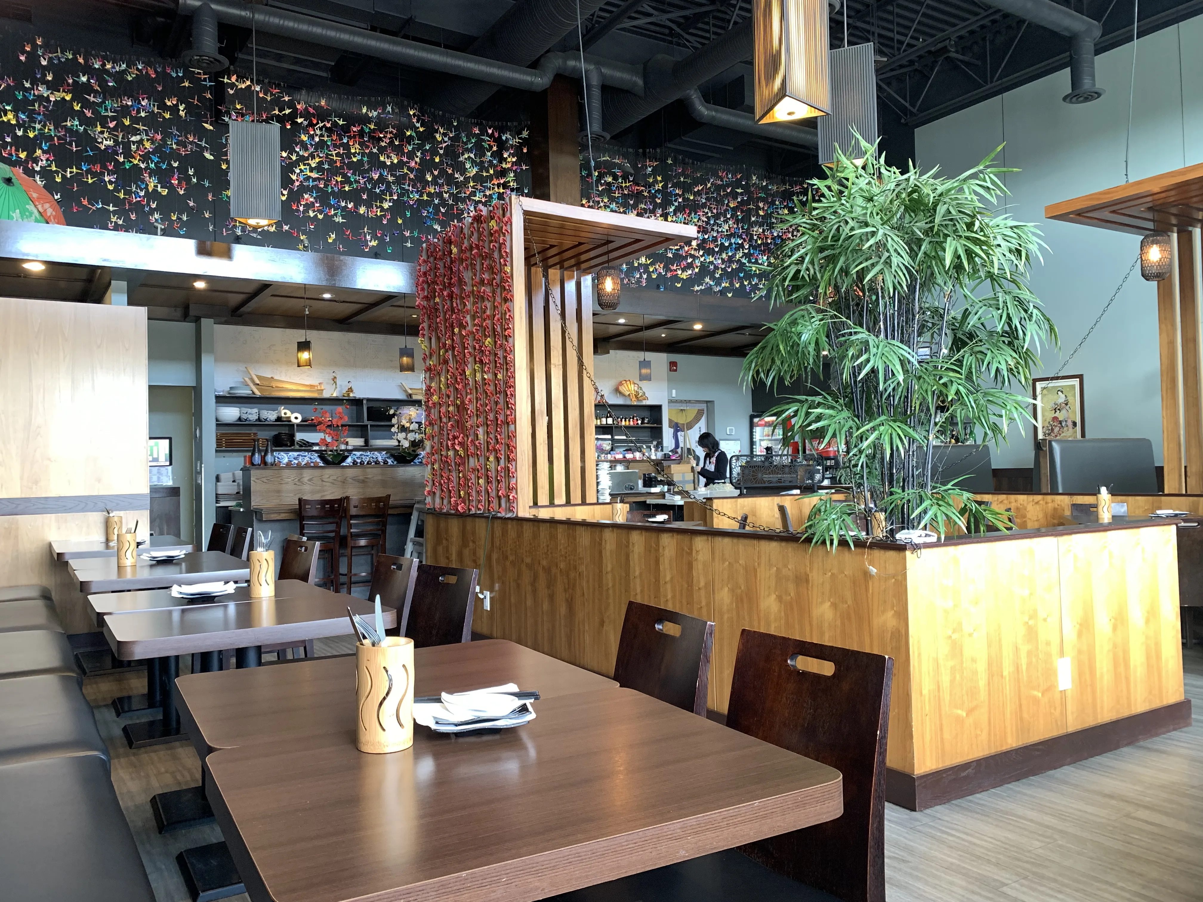 inside of Sakura Sushi & Grill