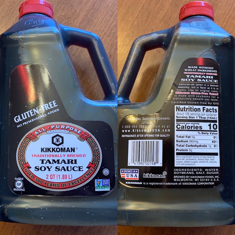 kikkoman gluten free soy sauce