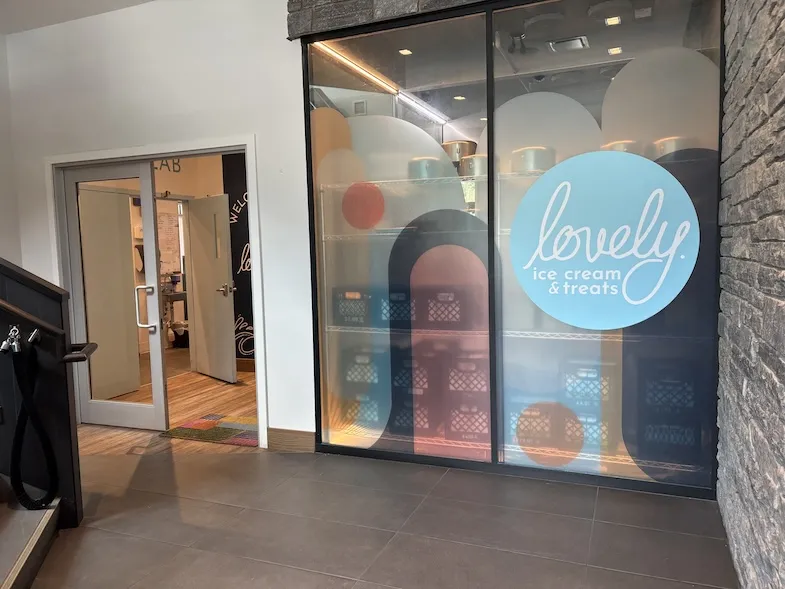 Lovely Ice Cream & Treats inside