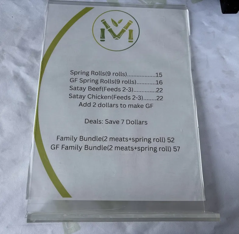 Miniviet Menu