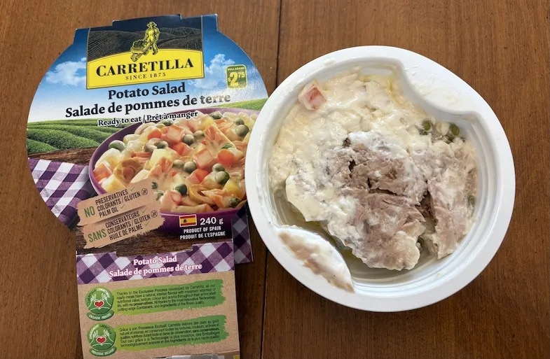 open Carretilla's gluten-free potato salad