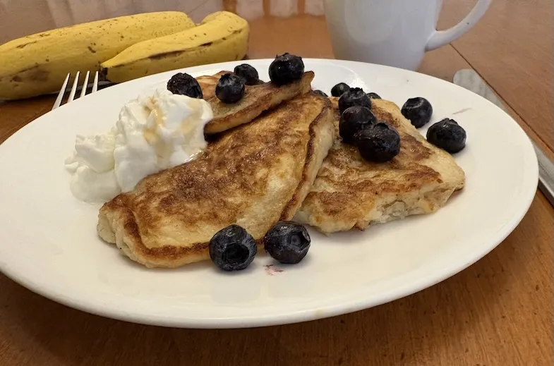 pancakes on plate