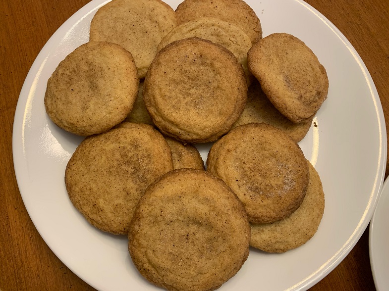 snickerdoodles on a plate