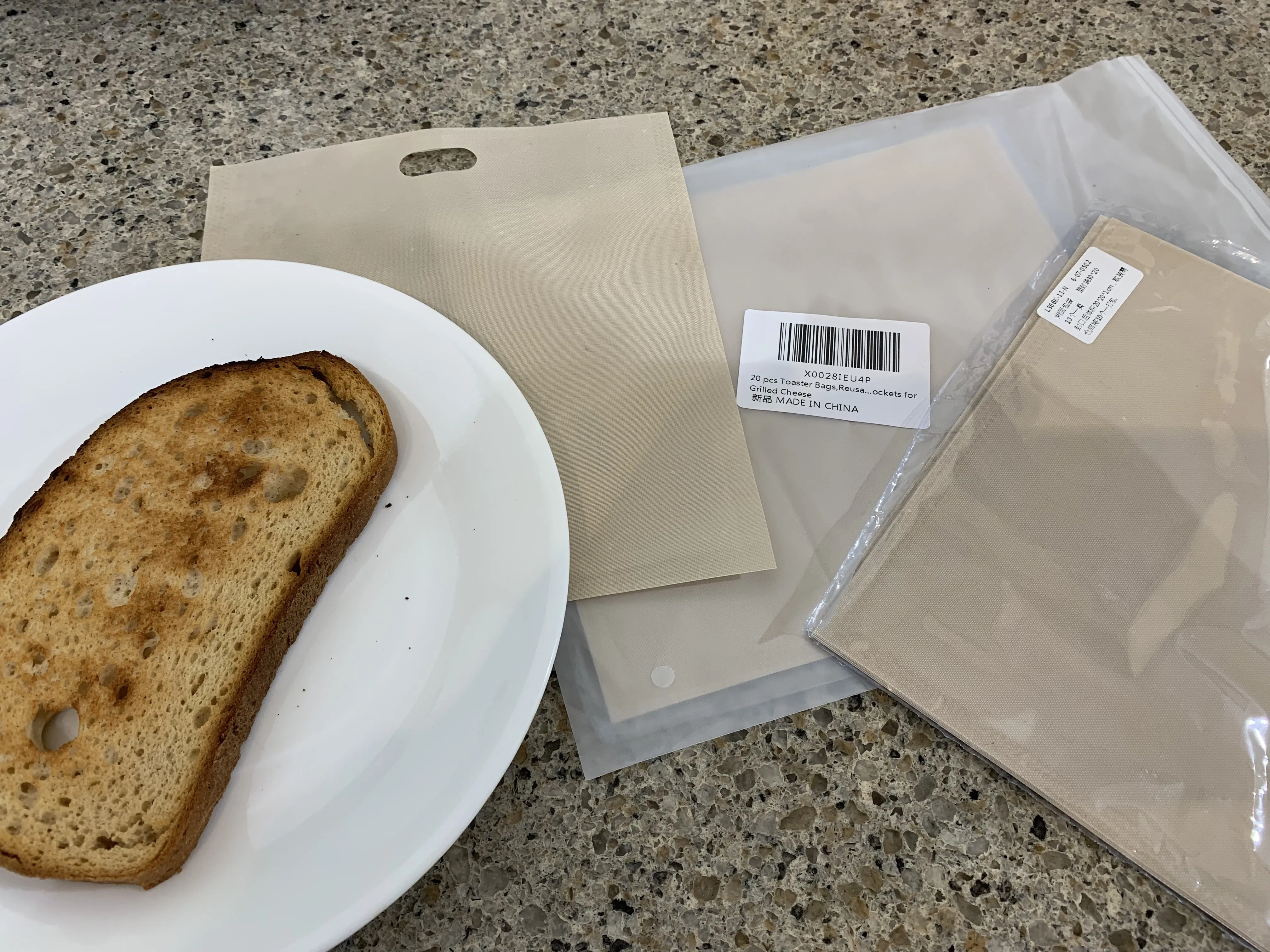 Gluten-Free toaster bags from Amazon Canada