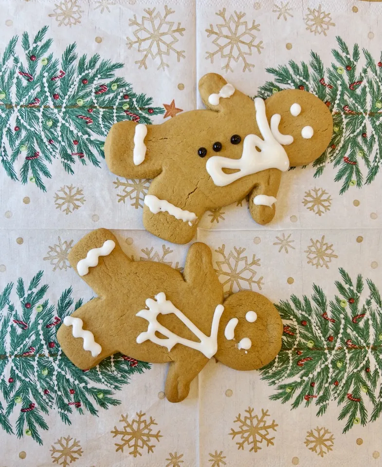 Finished Gluten-free gingerbread men