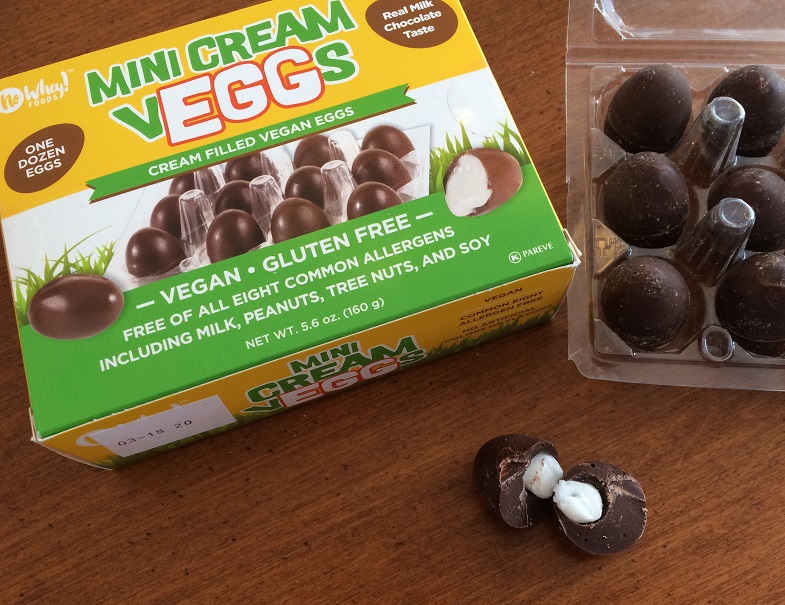 New Gluten-Free Find For Easter! No Whey Foods Mini Cream vEGGs!!!