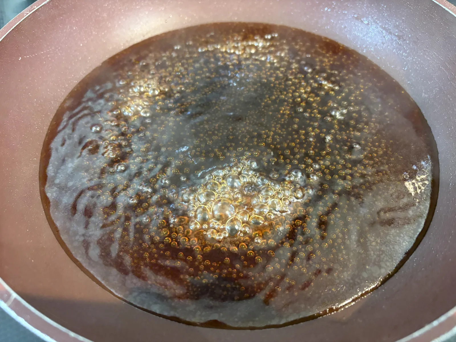 sauce in pan