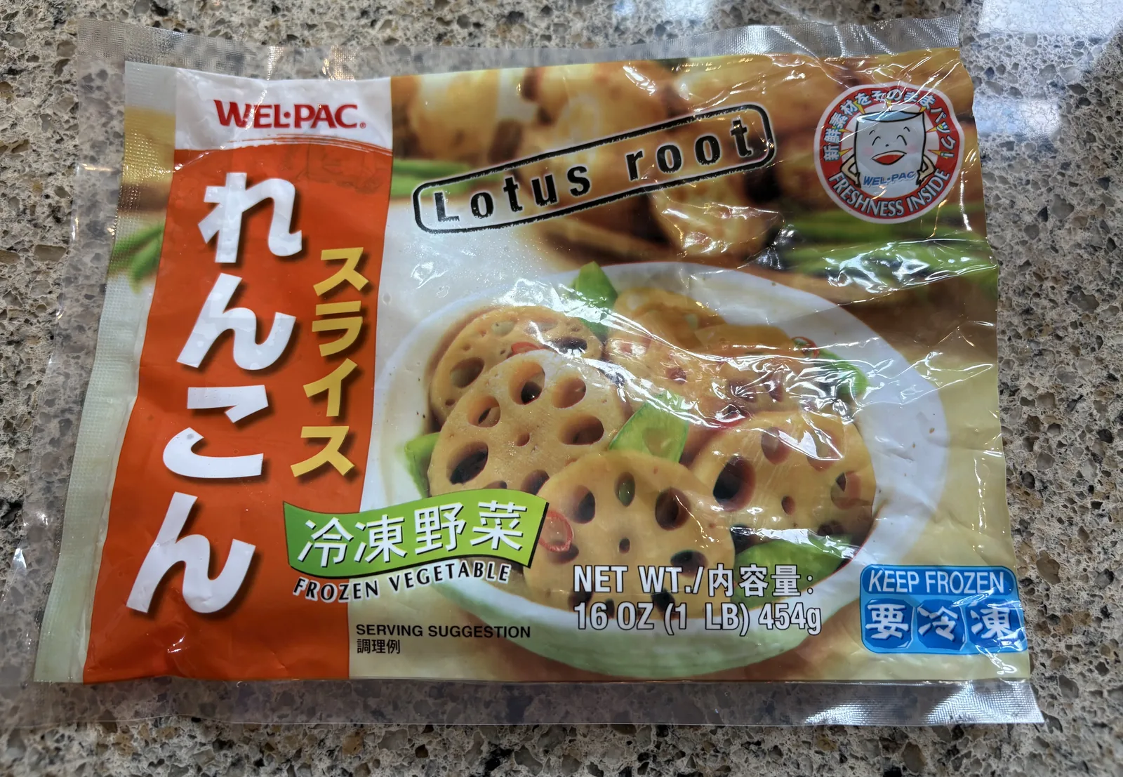 Wel Pac frozen renkon bag