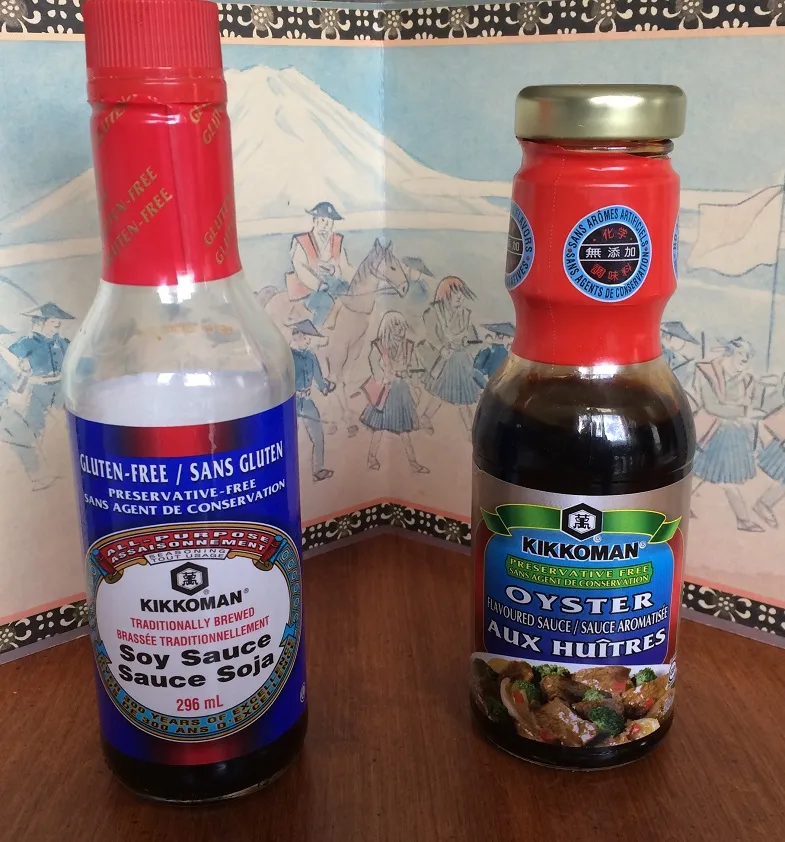 gluten free soy sauce and oyster sauce